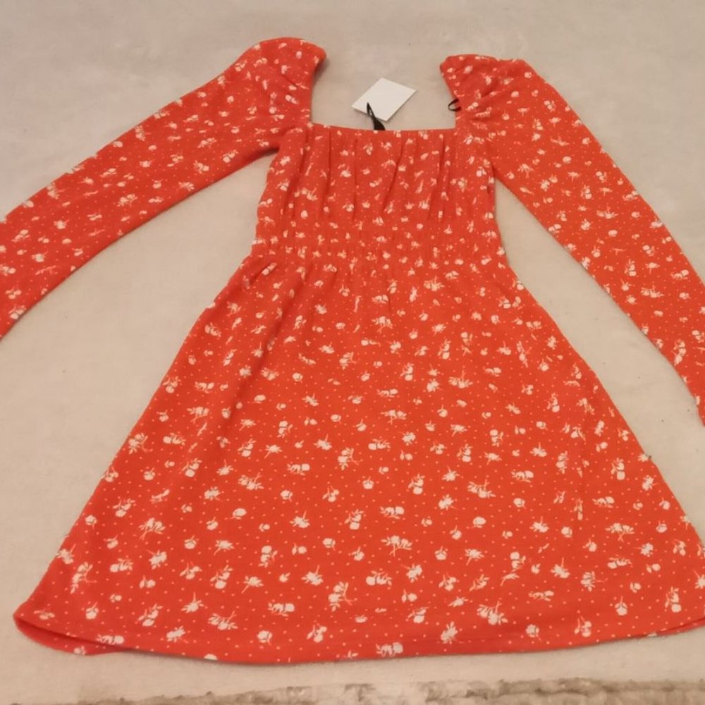 Red Floral Dress!